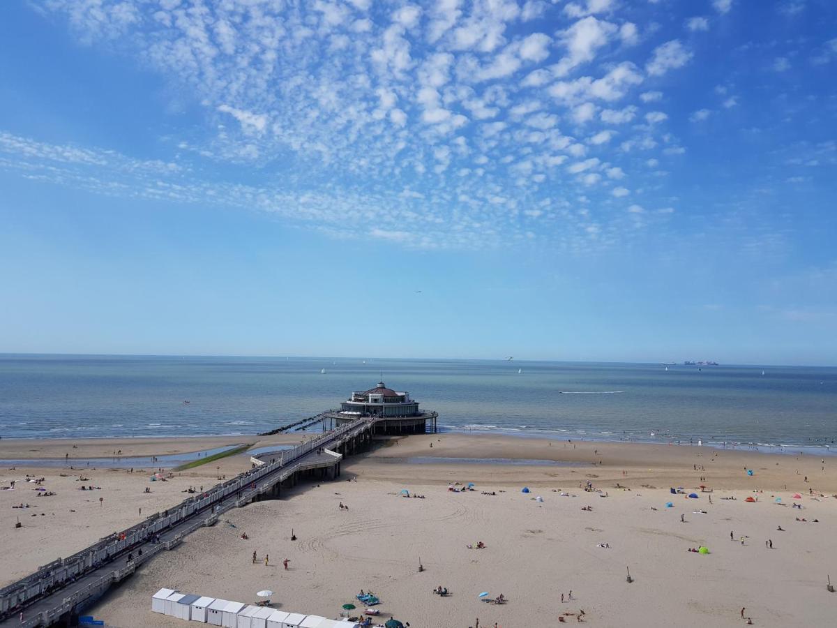 Beautiful Top Floor Seaview Studio Apartment B'Berge-Bruges 블랑켄베르크 외부 사진